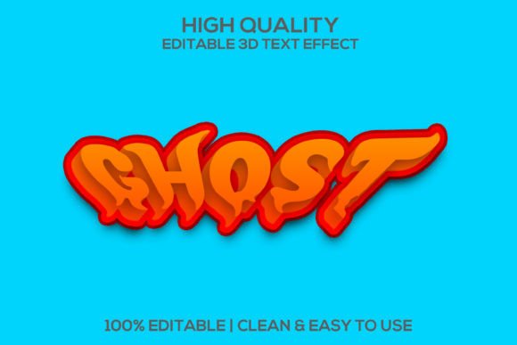 3D Ghost Editable Psd Text Effect: Elevate Your Projects