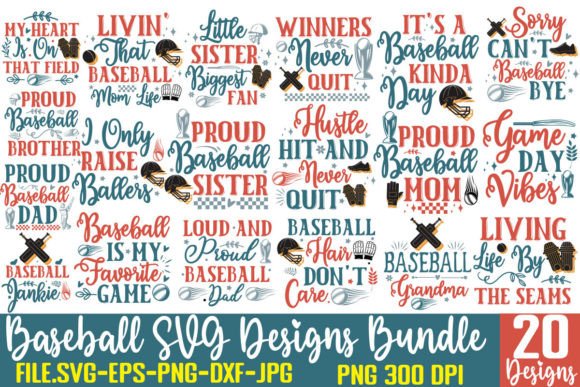 Baseball SVG Bundle: Your All-in-One Design Toolkit