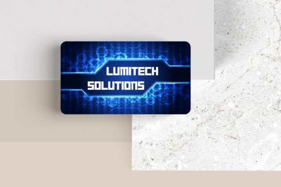 Editable Canva Business Card #44: Your Networking Game-Changer