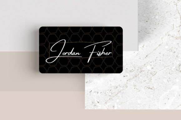 Elevate Your First Impression with Editable Canva Business Card #39