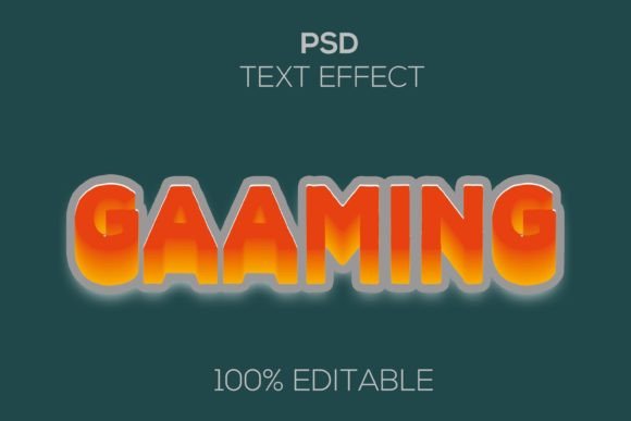Gaming | 3D Gaming Psd Text Effect: A Creative Asset