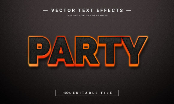 Party Editable Text Effect: Instant Celebration for Your Projects
