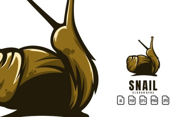 Snail Mascot Logo: A Versatile Vector Template for Branding