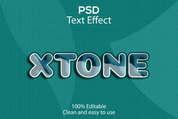 Xtone 3D Cartoon Psd Text Effect: Bold & Modern Style